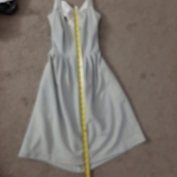 Anthropologie Striped Cross Back Dress - Picture 9 of 14